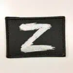 New Russian Army “Z” Patch – Black Design, Used in Ukraine Conflict 3 Black Z patch