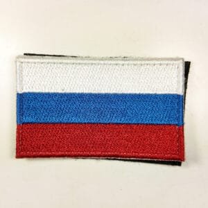 Russian flag tricolor patch
