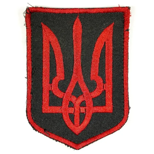 Combat-worn ukrainian patch