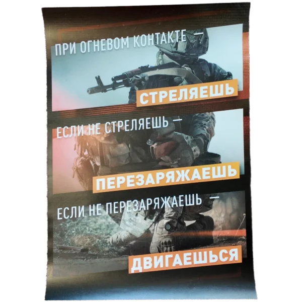 Russian Tactical Combat Poster
