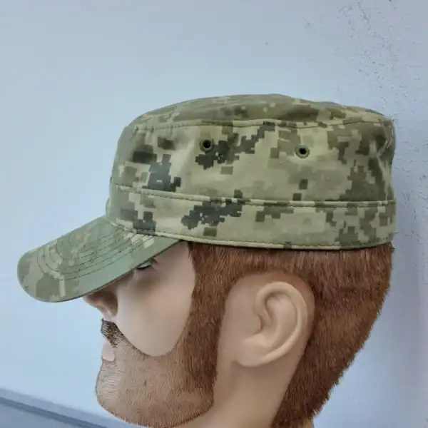 Ukrainian Camouflage “German-style” Cap with Tryzub Emblem - Image 12