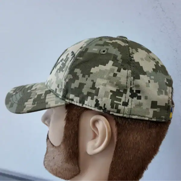 Ukrainian Camouflage Ball Cap with National Symbols - Image 12