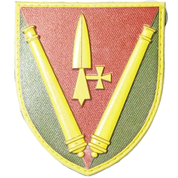 DJI_20250507094615_0283_D 40th Artillery Brigade Patch