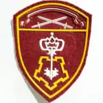 Russian Rosgvardiya Patch Northwestern District 10x7.5 cm, Rosgvardiya Red Star badge