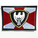 Russian Moscow District MVD Patch 9x6.5 cm, iron-on adhesive, Russian police badge