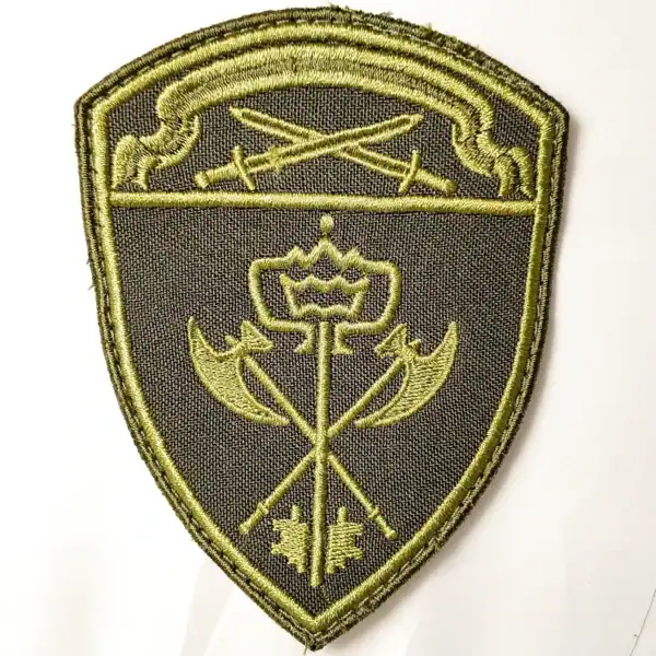 Russian National Guard support patch Northwestern District