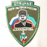 Russian Kadyrov Regiment Spetsnaz patch Chechen special forces Velcro 10x7.5cm