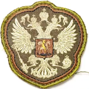 Russian crest patch national emblem 8x8cm