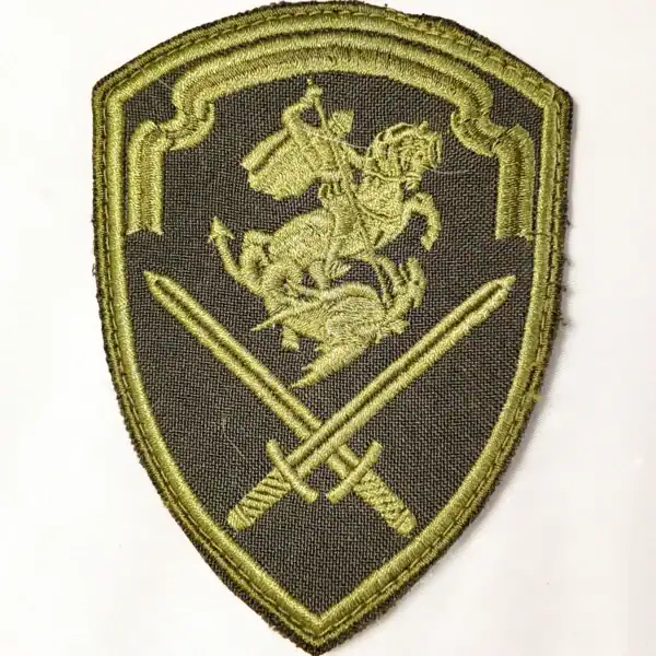 Rosgvardiya patch North-Western District 9.5×7.5cm official sleeve badge of the National Guard of Russia with detailed embroidery, original Russian insignia for collectors and uniforms