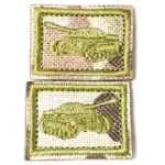 Russian tank troops collar tab 3.5×2.5cm armored forces insignia