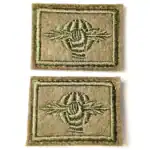 Russian EW collar tab field embroidered insignia 3.5×2.5cm