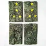 Russian Army Captain Shoulder Board Set 8×5cm field and office version