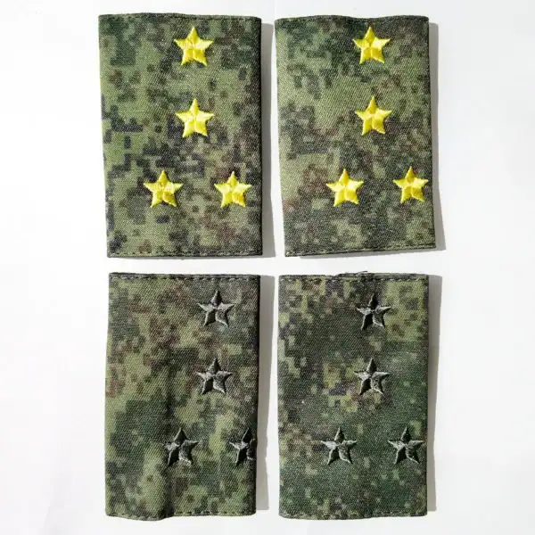 Russian Army Captain Shoulder Board Set 8×5cm field and office version