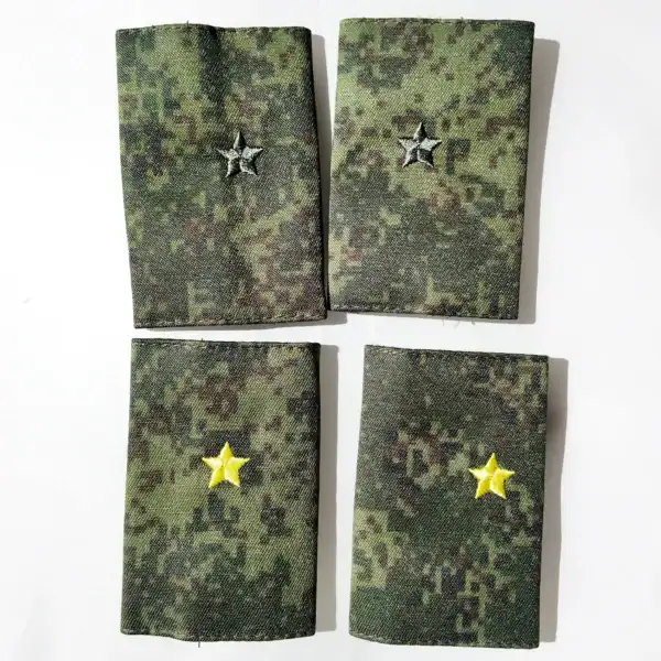 Russian Army Junior Lieutenant Shoulder Boards 8×5cm field and office type