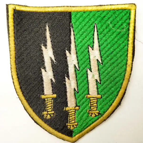 1st Signal Regiment Ukraine patch combat worn shield with lightning swords