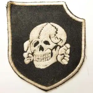Dead Head Totenkopf Ukrainian insignia embroidered 7×8cm skull patch