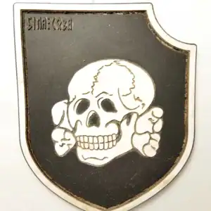 PVC Dead Head Totenkopf Patch combat worn 9×7.5cm Ukrainian skull insignia
