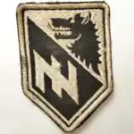Ukrainian Wolf Patch combat worn embroidered 8×5.5cm
