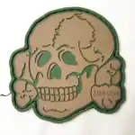 Ukrainian Dead Head Patch 6×6 cm authentic PVC skull insignia