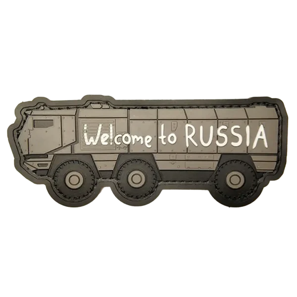 16 Welcome to Russia PVC Armored Vehicle Patch 9×4 cm