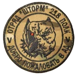 Storm Squad 218 Regiment Patch 8 cm Russian insignia