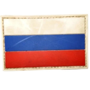 Russian PVC Combatant Trophy Flag Patch 7.5×5 cm military insignia