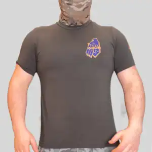 Ukrainian AZOV 3rd Brigade graphic t-shirt with alternative design linked to military context