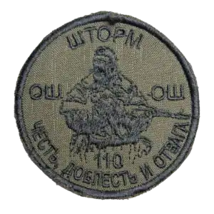 Storm Z 110 Honor Courage and Valor Trophy Patch captured during the War in Ukraine