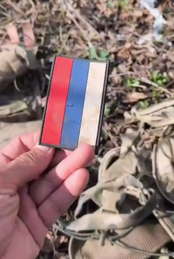 Russian Shrapnel Damaged Flag Patch – Provenance Video Available 3 Russian Shrapnel Damaged Flag Patch – Provenance Video Available - Image 3