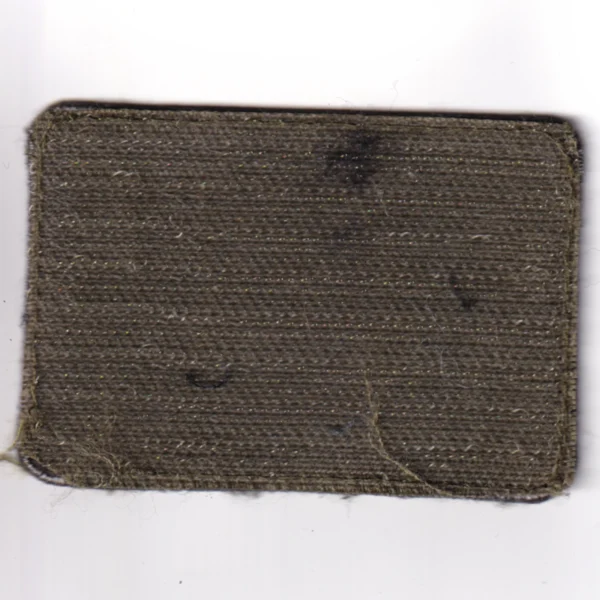 Russian Z V slogan patch with red and white embroidered For Victory and Strength is in Truth text from the Russia–Ukraine conflict.