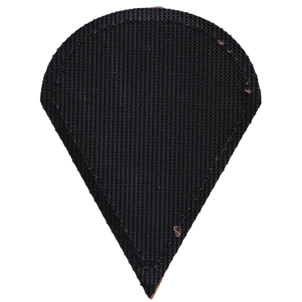 Russian Africa Corps Patch with Africa map, warrior helmet, sword, brown PVC construction, combat-worn condition, and trophy provenance.