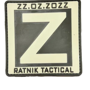 Home 24 Russian Z Rubber Patch – Ratnik Tactical Date Design, front view