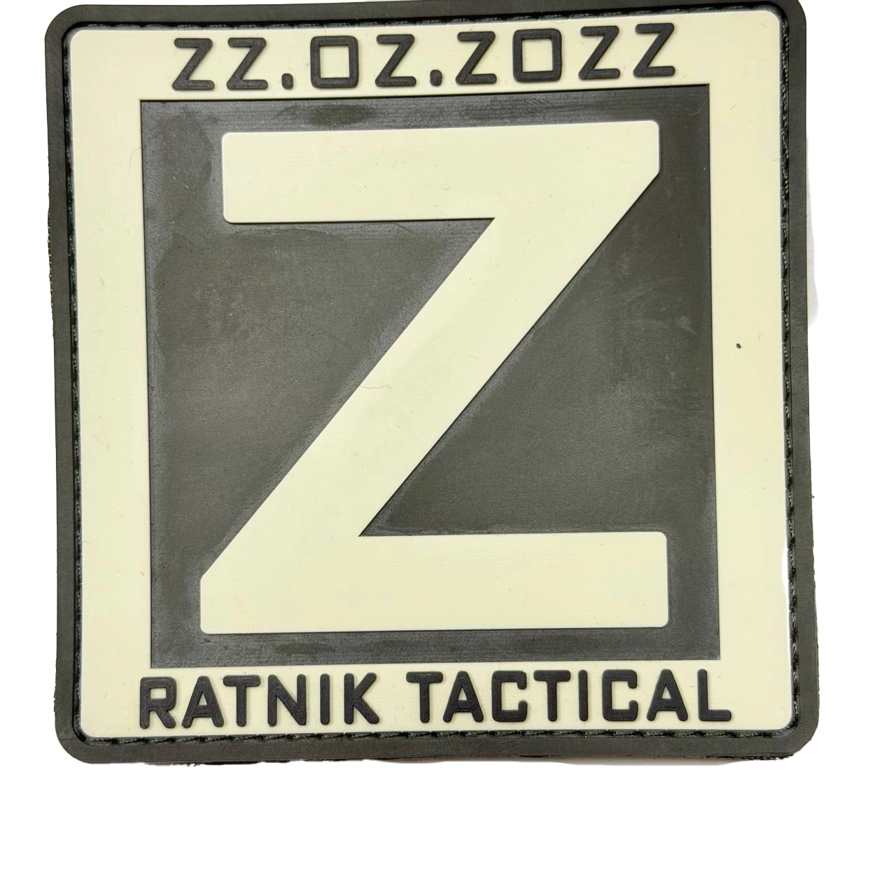 Russian Z Rubber Patch – Ratnik Tactical Date Design 1 Russian Z Rubber Patch – Ratnik Tactical Date Design, front view